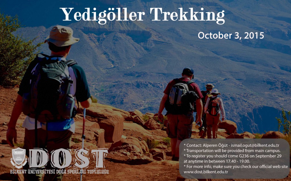 29 Eylül 2015 Yedigöller Trekking Faaliyeti